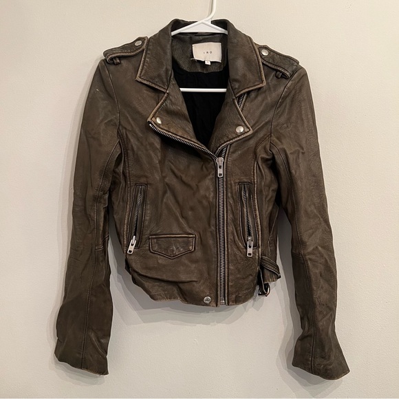 IRO Leather Jacket - Picture 1 of 7
